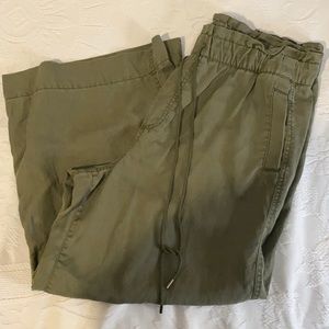 Green Wide Leg LOFT Pants